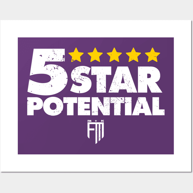 Football Manager 5 Star Potential Wall Art by GusDynamite